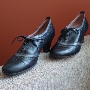 BeautiFeel Oxford - Black Leather Sz EU 40